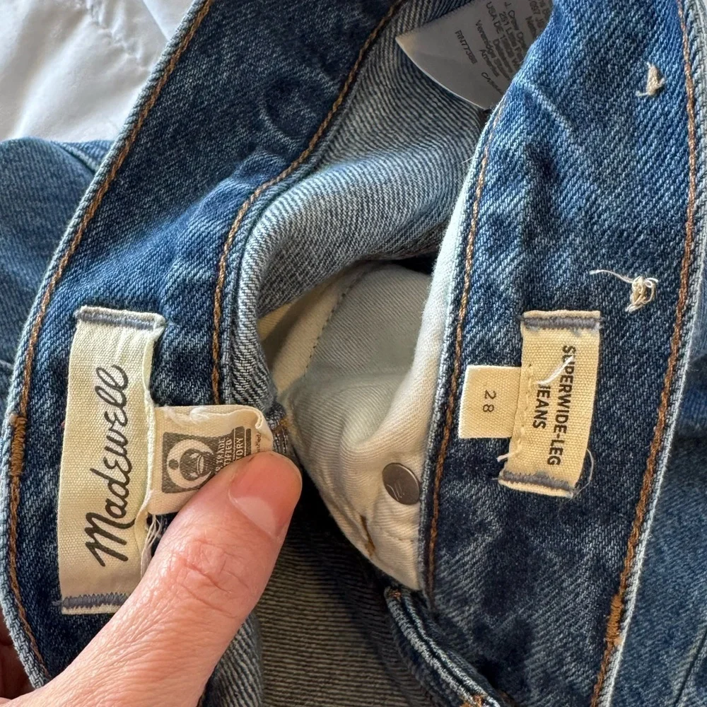 Madewell Women’s Super Wide Leg Jeans - Picture 2 of 6